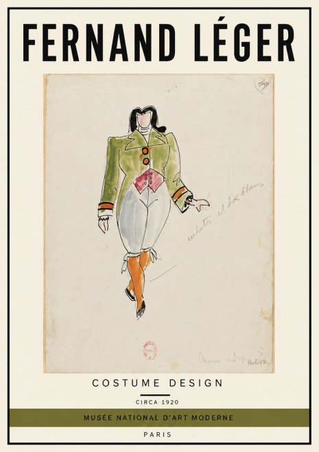 Fernand Léger Costume Design II No4 - Poster