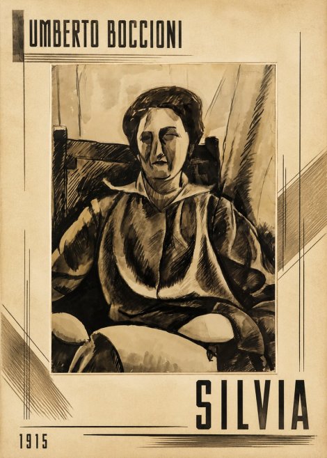 Umberto Boccioni Silvia No1 - Poster