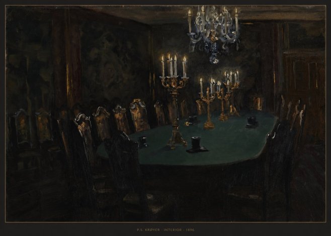 P.S. Krøyer Interior No5 - Poster