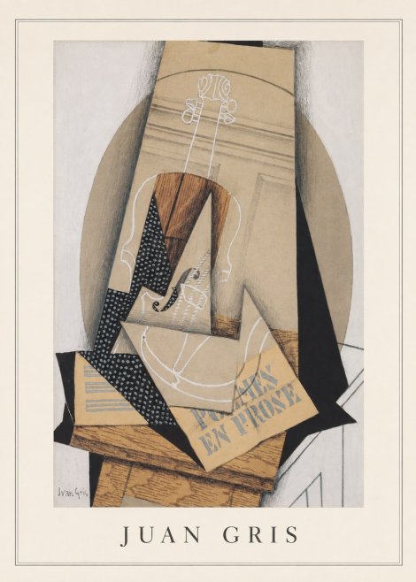 Juan Gris Poèmes En Prose No3 - Poster