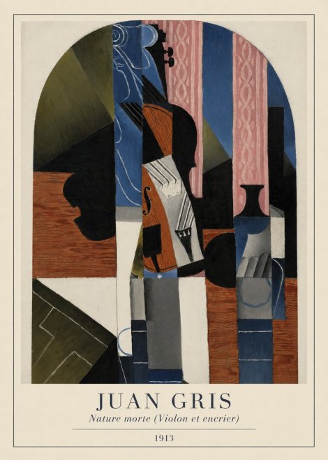 Juan Gris Nature Morte (Violon Et Encrier) No4 - Poster