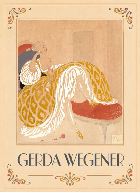 Gerda Wegener Woman in Yellow Dress No6 - Poster