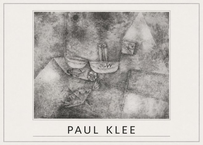Paul Klee Boats at the Shore No5 - Poster