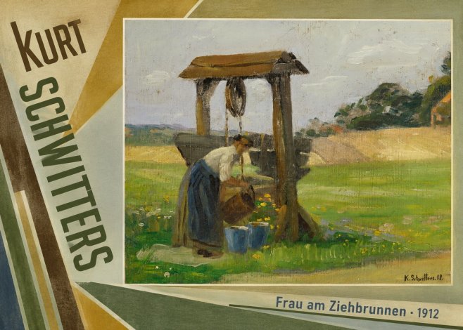 Kurt Schwitters Frau Am Ziehbrunnen No5 - Poster