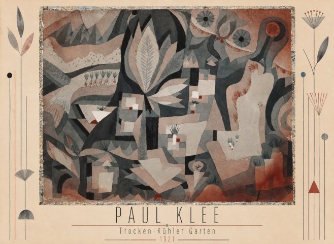 Paul Klee Trocken-kühler Garten No3 - Poster