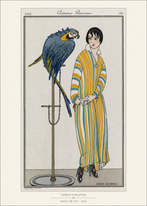 Gerda Wegener Saut De Lit 1914 No5 - Poster