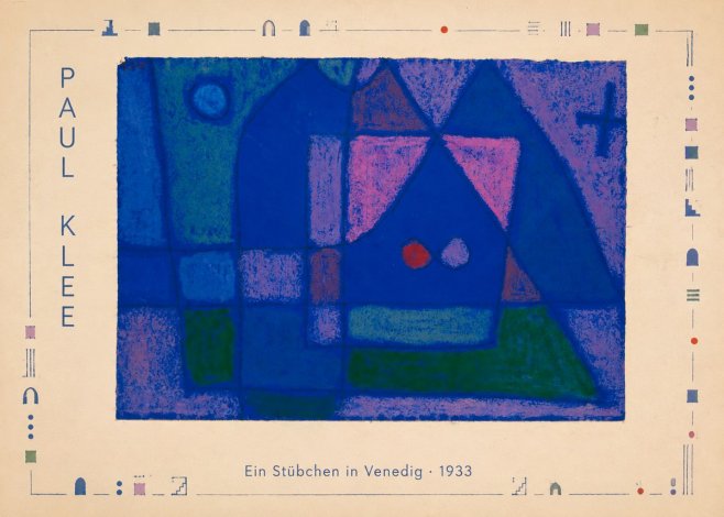 Paul Klee Ein Stübchen in Venedig No4 - Poster