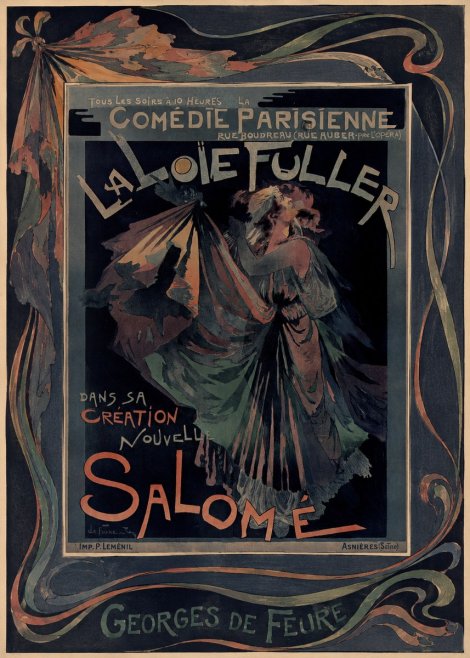Georges de Feure La Loïe Fuller - Salomé III No2 - Poster