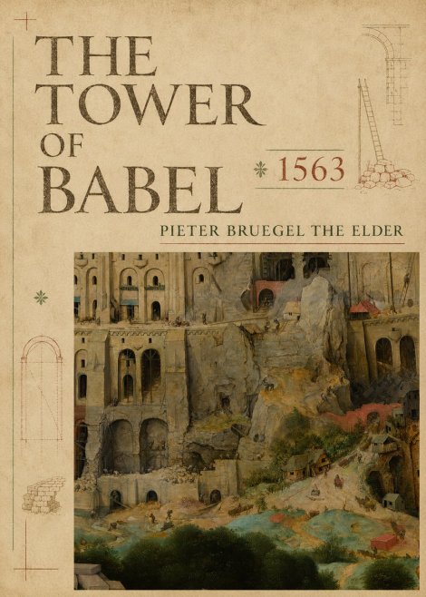 Pieter Bruegel The Tower of Babel XVII No5 - Poster