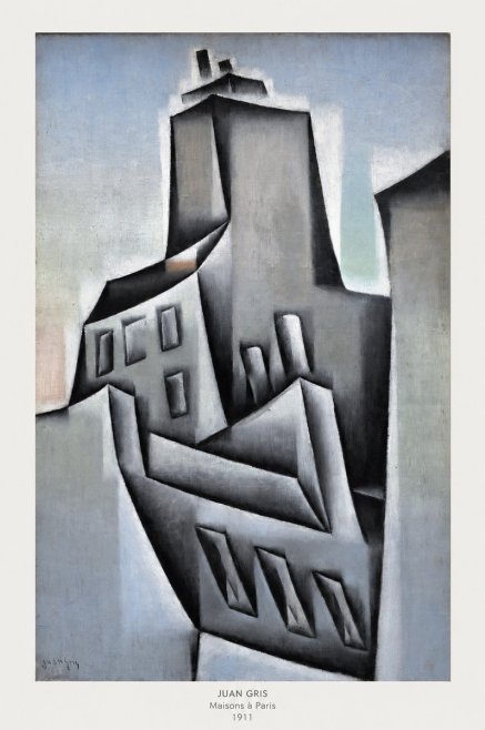 Juan Gris Maisons À Paris No6 - Poster
