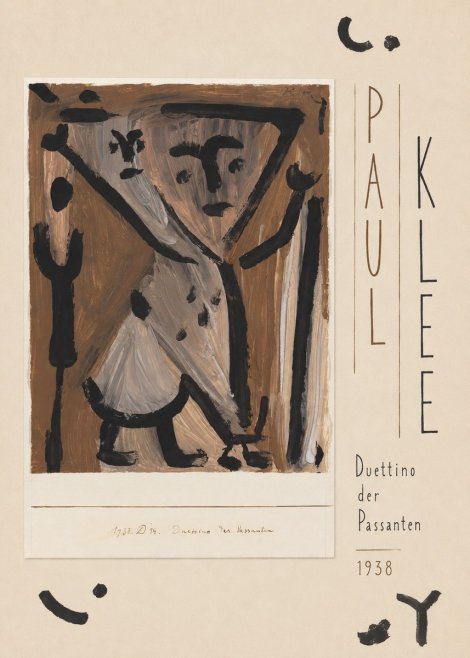 Paul Klee Duettino Der Passanten No5 - Poster