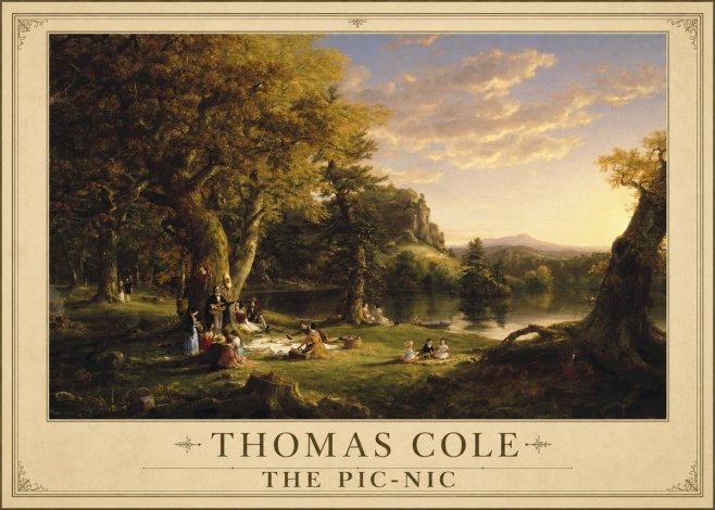 Thomas Cole The Pic-nic II No1 - Poster
