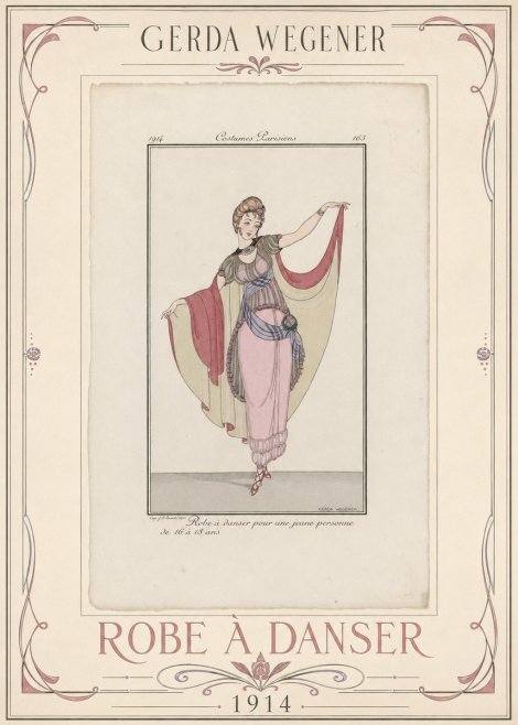 Gerda Wegener Robe À Danser No1 - Poster