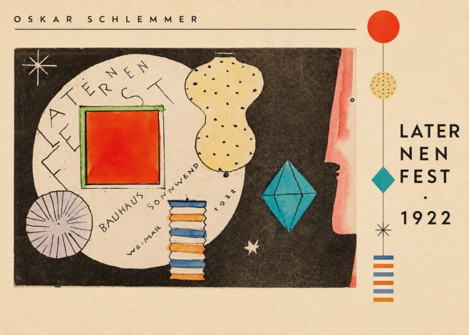 Oskar Schlemmer Laternenfest No3 - Poster