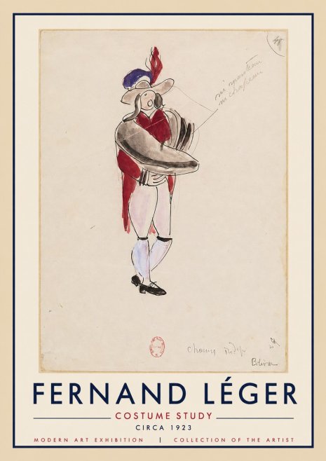 Fernand Léger Costume Study I No4 - Poster