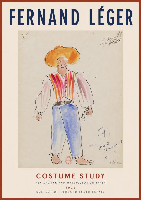 Fernand Léger Costume Study II No2 - Poster