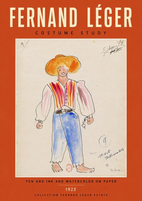 Fernand Léger Costume Study II No4 - Poster