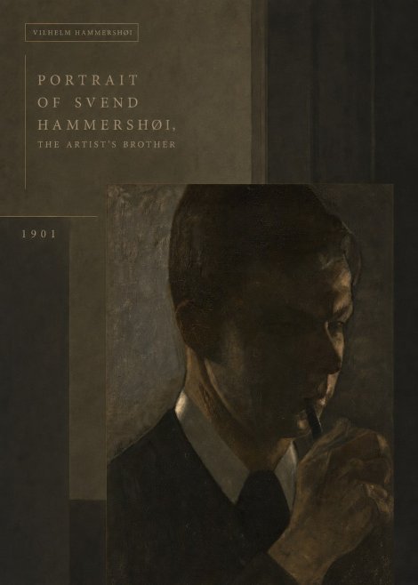 Vilhelm Hammershøi Portrait of Svend Hammershøi, the Artist's Brother No5 - Poster