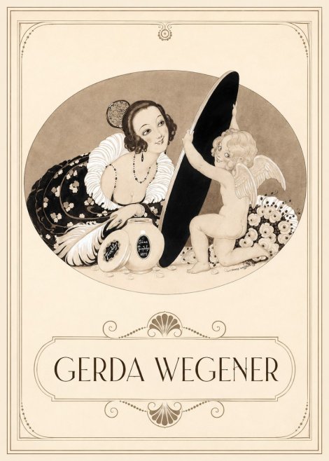 Gerda Wegener Crème Teindelys II No3 - Poster
