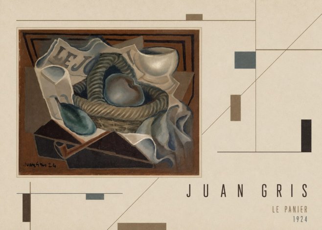 Juan Gris Le Panier No4 - Poster