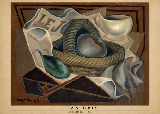 Juan Gris Le Panier No6 - Poster