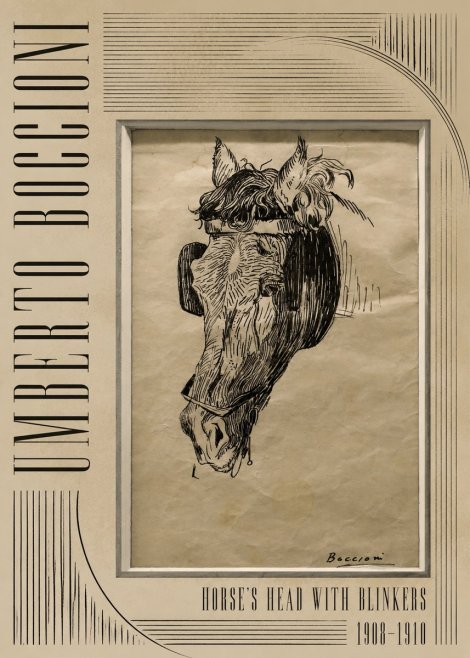 Umberto Boccioni Horse's Head with Blinkers No4 - Poster