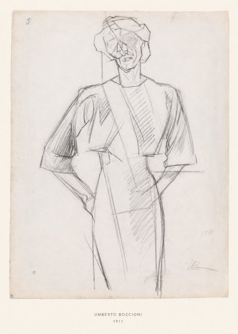 Umberto Boccioni Figure Study, 1911 No6 - Poster