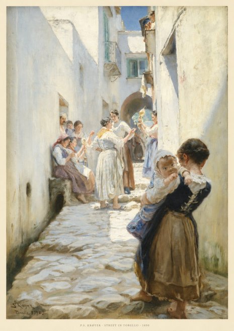 P.S. Krøyer Street in Torello No6 - Poster