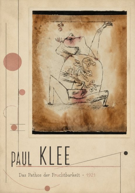 Paul Klee Das Pathos Der Fruchtbarkeit No2 - Poster