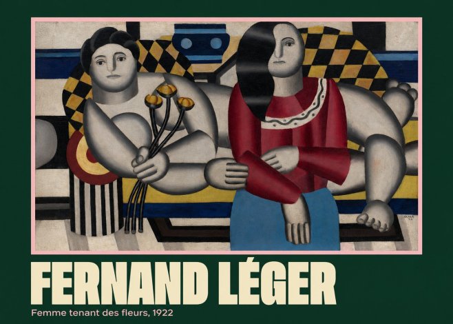 Fernand Léger Two Women No6 - Poster