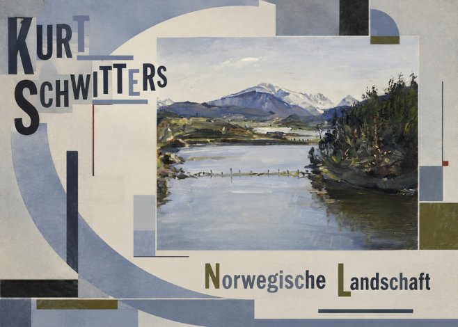 Kurt Schwitters Norwegische Landschaft No6 - Poster