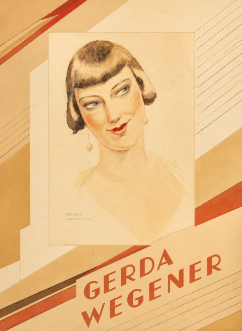 Gerda Wegener Portrait of a Lady No4 - Poster