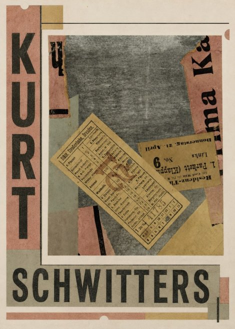 Kurt Schwitters Merz Collage No6 - Poster