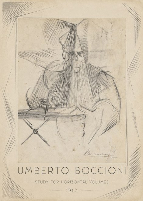 Umberto Boccioni Study for Horizontal Volumes No1 - Poster
