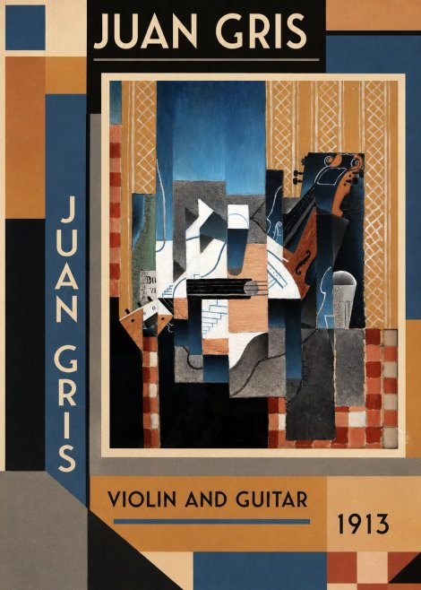 Juan Gris Violin and Guitar II No2 - Poster