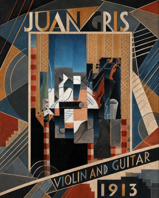 Juan Gris Violin and Guitar II No3 - Poster