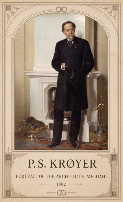 P.S. Krøyer Portrait of the Architect F. Meldalh No5 - Poster