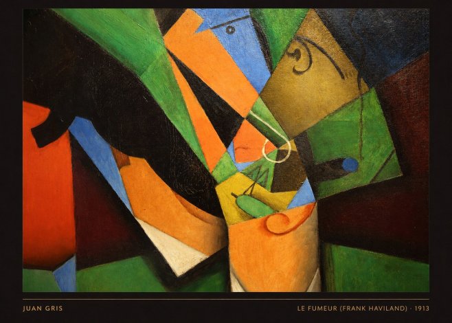 Juan Gris Le Fumeur (Frank Haviland) No6 - Poster