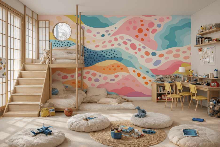 Ink Wave Mural