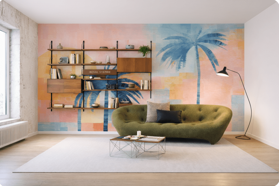 Sunset Palms Mural