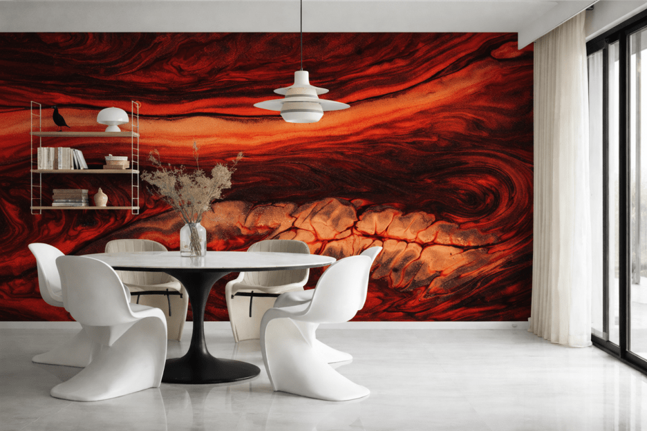Crimson Kelp Swirl