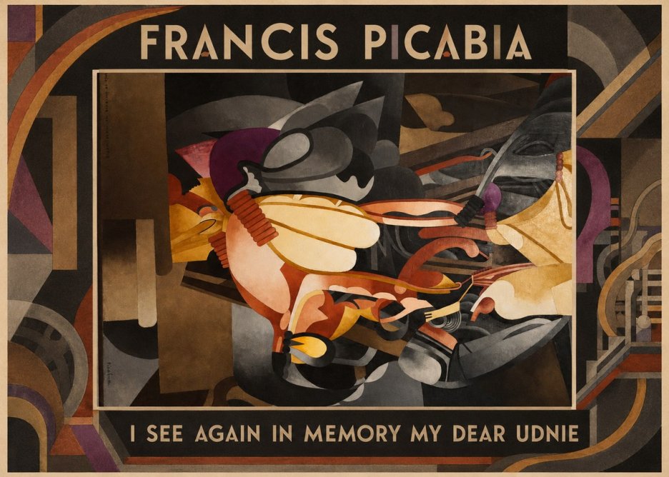 Francis Picabia Mechanical Interplay No2 - Poster