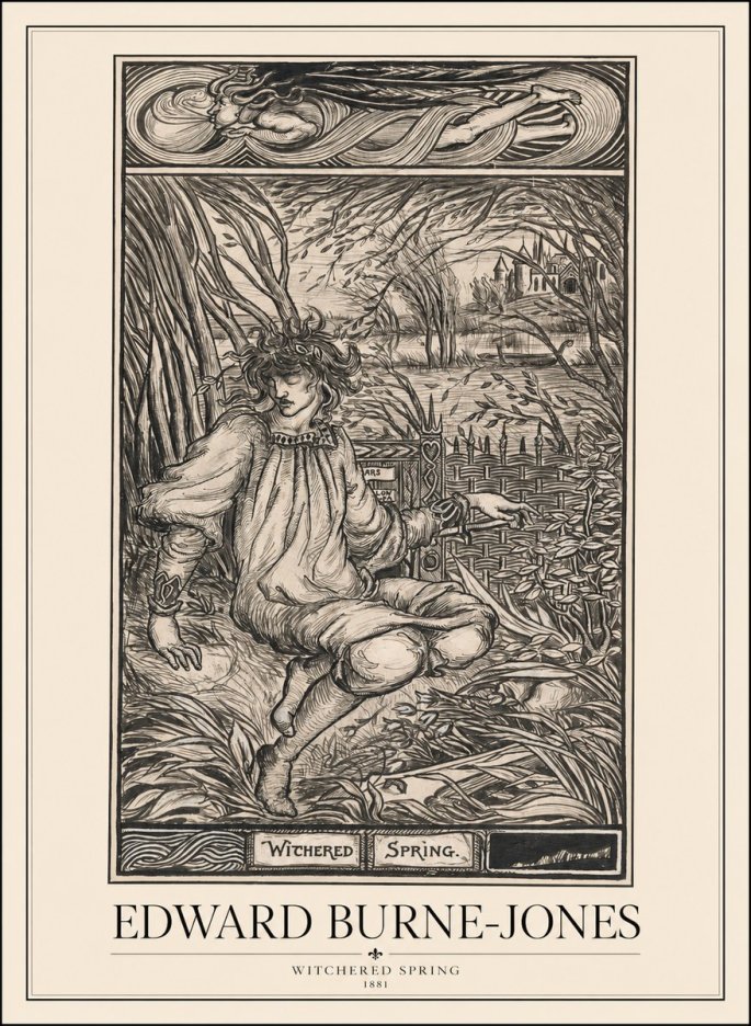 Edward Burne-Jones Withered Spring No1 - Poster