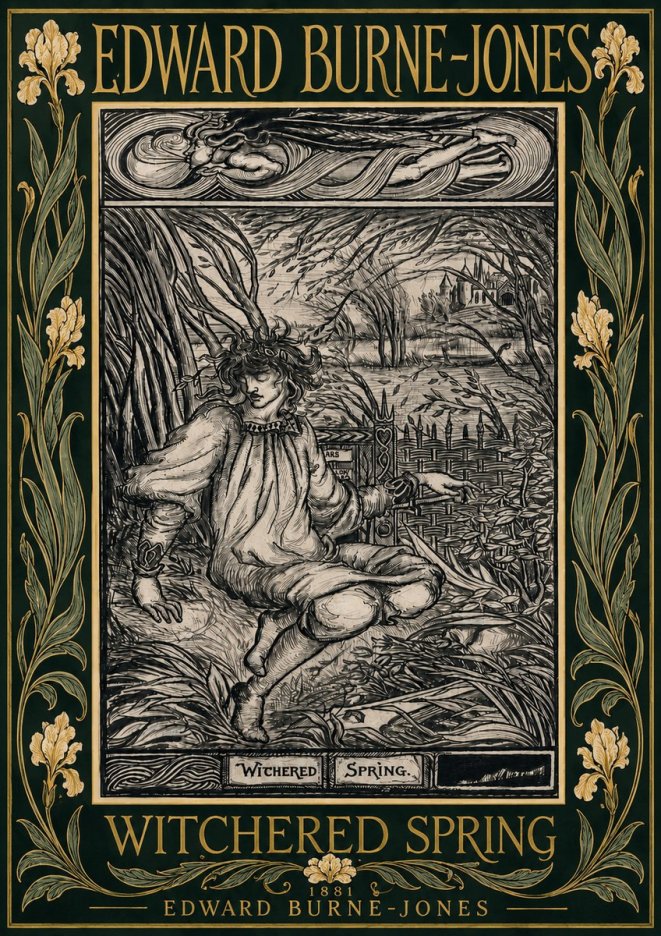 Edward Burne-Jones Withered Spring No6 - Poster