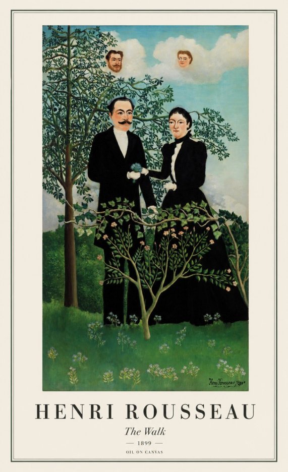 Rousseau The Walk No1 - Poster