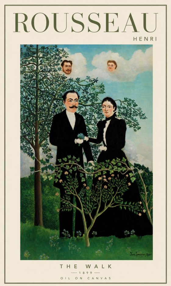 Rousseau The Walk No3 - Poster