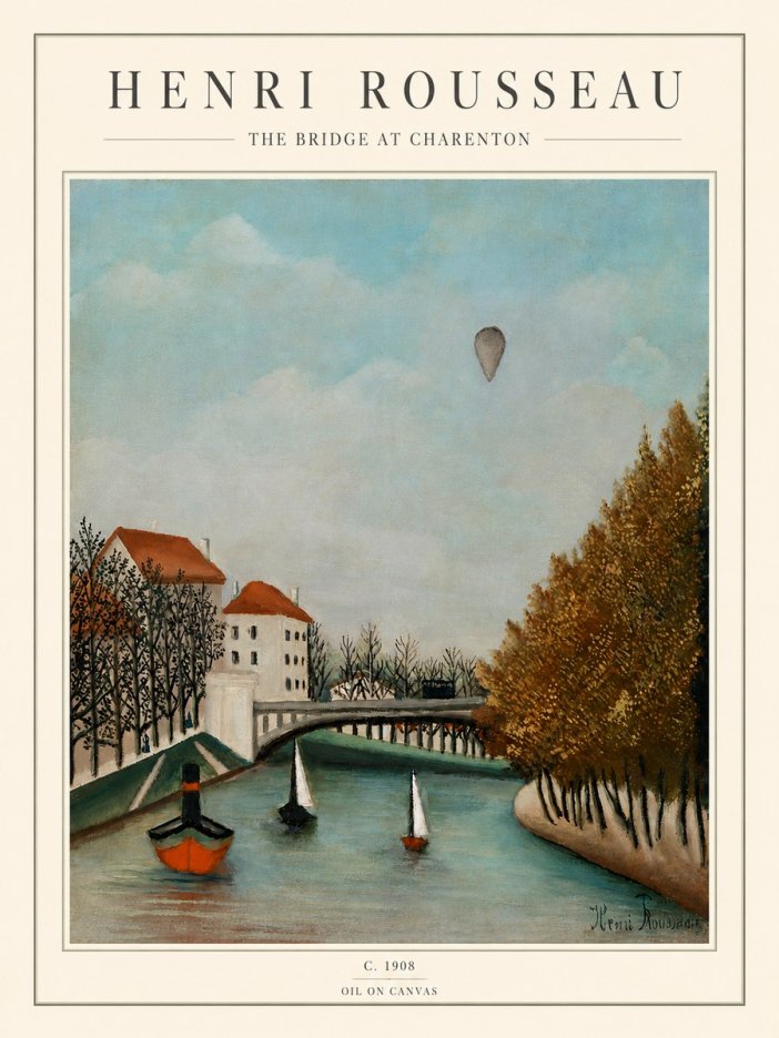 Rousseau The Bridge at Sevres No5 - Poster