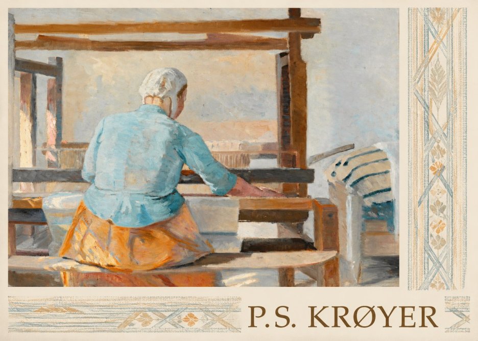 P.S. Krøyer A Weaver No3 - Poster