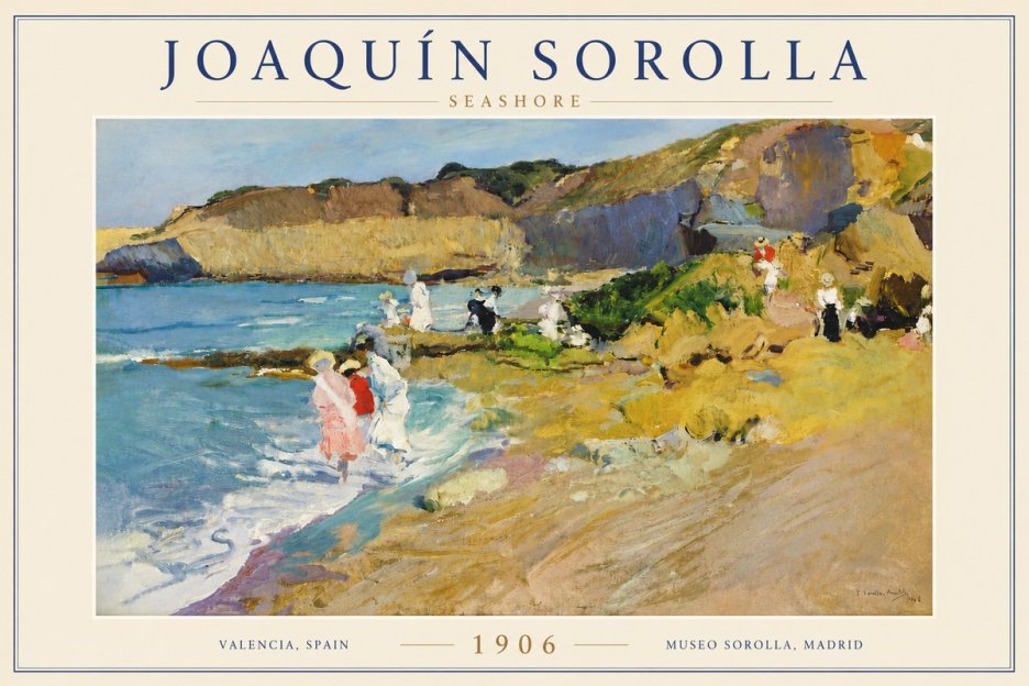 Sorolla Seashore No5 - Poster