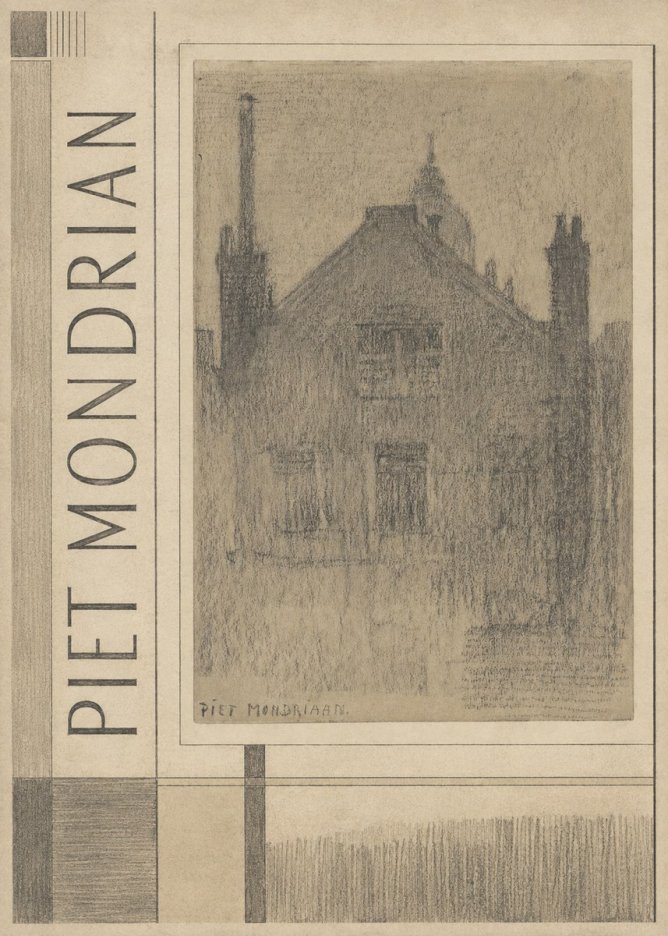 Piet Mondrian House Study No2 - Poster